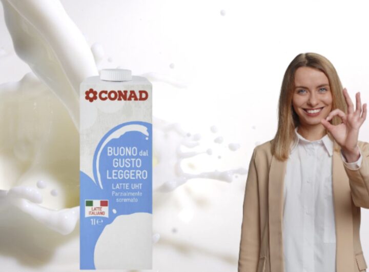 Il latte Conad proviene da una rete di allevamenti situati esclusivamente in Italia