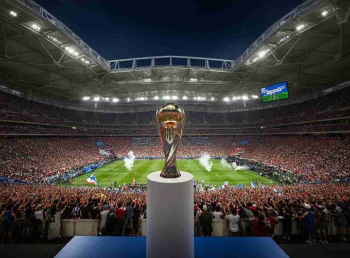 Il Mondiale per club Fifa 2025 arriva su Dazn: il trofeo in mostra all’Allianz Arena di Torino